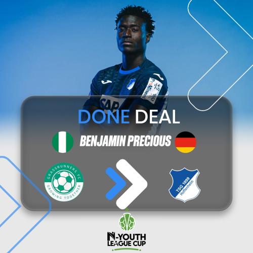 Benjamin Precious continues to make remarkable progress with his club TSG Hoffenheim