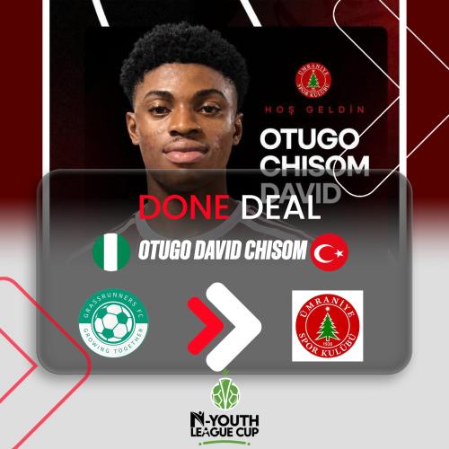 DONE DEAL: FROM NIGERIA GRASSRUNNERS ,OTUGO CHISOM JOINS ÜMRANIYESPOR IN TURKEY
