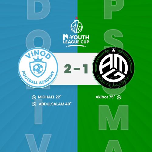 VINOD FOOTBALL ACADEMY vs AMG SPORTS ACADEMY Week1