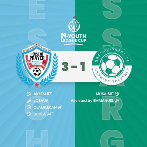HOUSE OF PRAYER ASSEMBLY FA VS GRASSRUNNERS FC WEEK 12