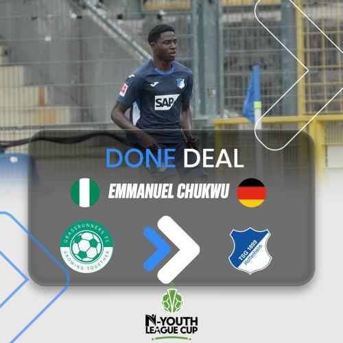 Emmanuel Chukwu continues to make steady progress on his European journey