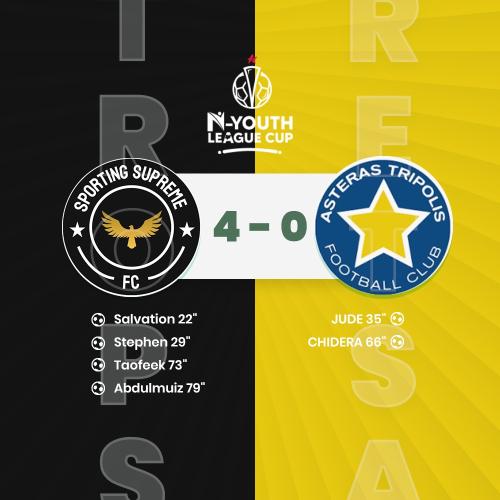 SPORTING SUPREME FC VS Asteras Tripolis Nigeria FC