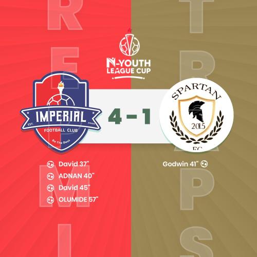 IMPERIAL FOOTBALL CLUB VS Spartans FC